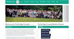 Desktop Screenshot of fairbridgecanada.com